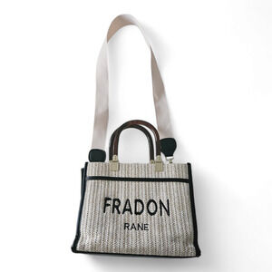 Straw/Raffia Medium Size Crossbody Handle Shoulder Handbag NWOT